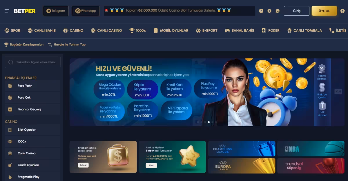 Betper Yeni Giriş